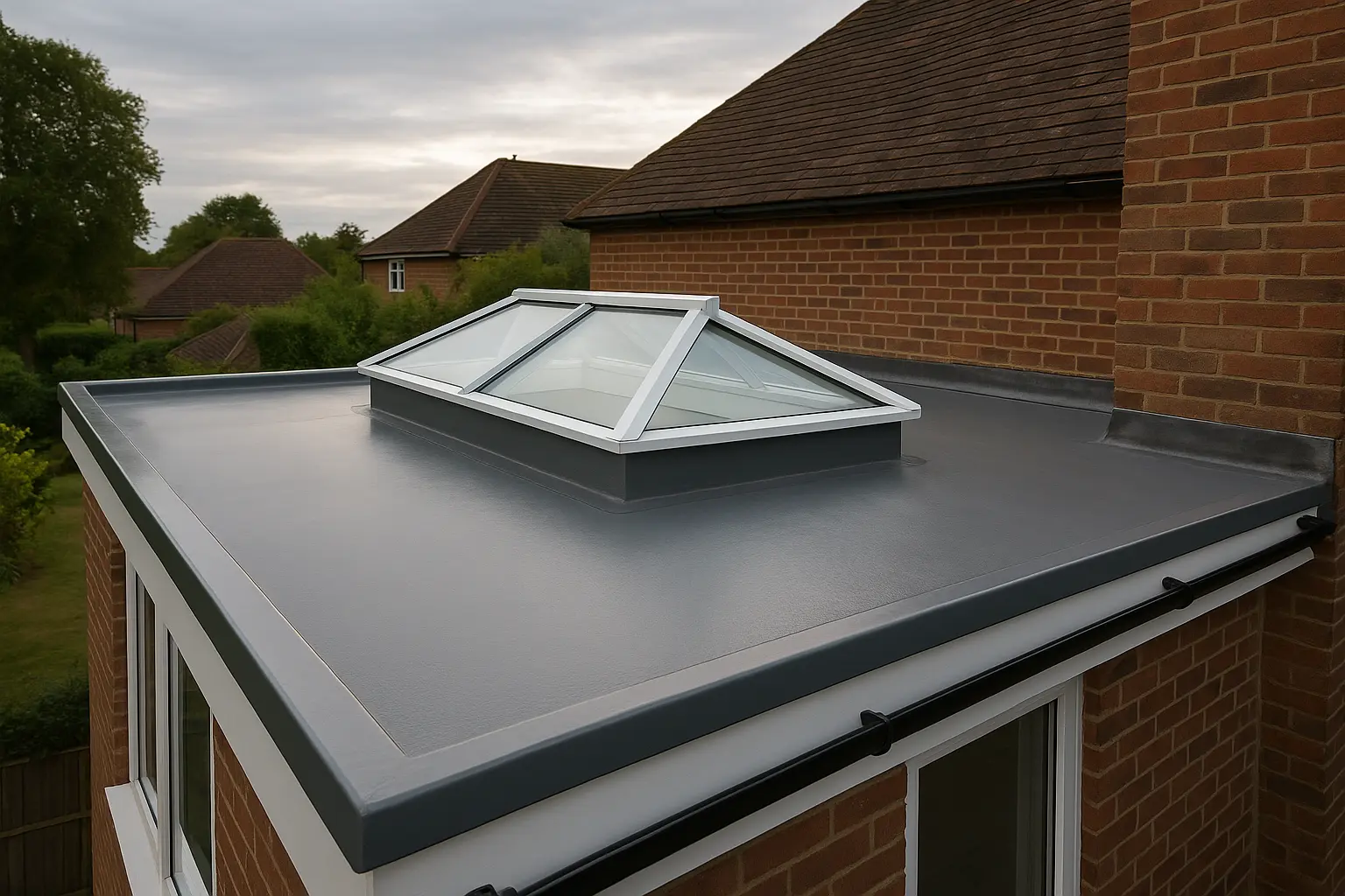 Modern GRP Flat Roof System