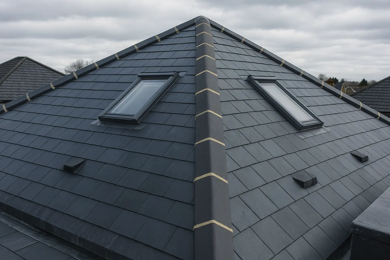 Luxury Slate Roof Installation